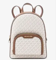 Michael Kors バックパック ホワイト/ブラウン
