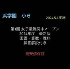2025年最新】浜学園 夏期講習 小6 最難関 女子の人気アイテム