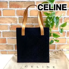 【袋付き】CELINE セリーヌ トートバッグ ミニ スエード ブラック 黒
