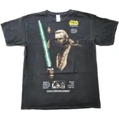 スターウォーズ　ヴィンテージ加工Tシャツ　XL　クワイ＝ガン・ジン　公式 *