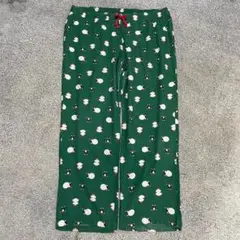 y2k　パジャマパンツ　cityboy　ワイドイージーパンツ　雪だるま　XL