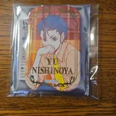 ハイキュー　オフショットカラー　スクエア缶バッジ【西谷夕】