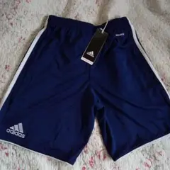 ✨adidas climacool ／クール／サッカー／ショートパンツ／ネイビー