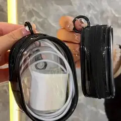 新品未使用♥︎黒♥︎可愛い♥︎クリアポーチ