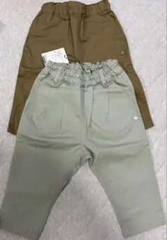 新品未使用あり　キムラタン　n.o.u.s.（ノウズ）9部丈　パンツ2枚セット