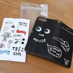 未使用新品paris house tres coolメダマ iphoneケース黒