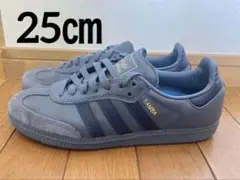 adidas SAMBA ダークブルー ネイビー スニーカー　25センチ