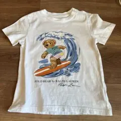 POLO BEAR Tシャツ ホワイト　ポロベア　ラルフローレン　110cm