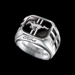 【R080】リング　メンズ　シルバー　ホース　アクセサリー　レディース　20号