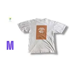 【各種割引】90s ユーロ古着 シングル バック プリント 半袖 Tシャツ M