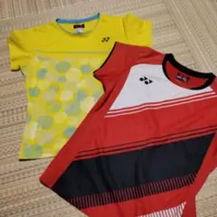 ヨネックス バドミントン ゲームシャツ 2枚セットМL
