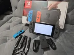 Nintendo Switch 本体 ジョイコン3つ 新品充電器