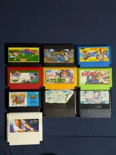 ファミコンソフト　野球ゲーム　5タイトルセット