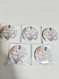 にじさんじEN　缶バッジセット　エナー・アールウェット　狐坂ニナ　1st