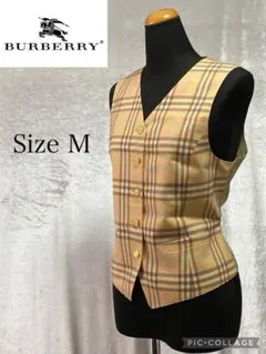 【美品】Burberrys ヴィンテージ ノバチェック ベスト サイズM
