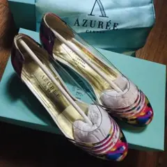 【新品同様】AZUREE アズリーカンヌ　パンプス　エナメル