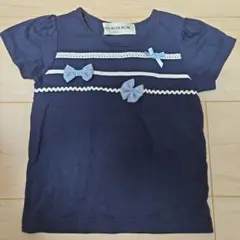 MOO NON NON ネイビー Tシャツ 100