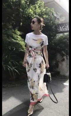 アメリ希少フラワープリント セットアップ
