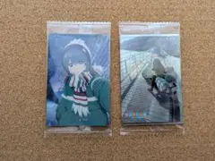 ゆるキャン　ウエハースカード　志摩リン　2枚セット