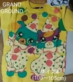 GRAND GROUND グラグラ 半袖Tシャツ サイズ4 (100～105)
