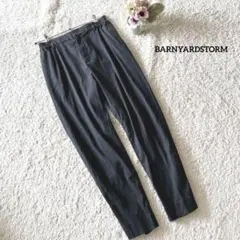 バンヤードストーム 黒テーパードパンツ【1】BARNYARDSTORM
