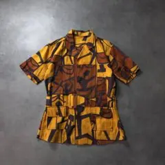 HQ138◇POLYNESIAN TEXTILES : 60's-70's 半袖
