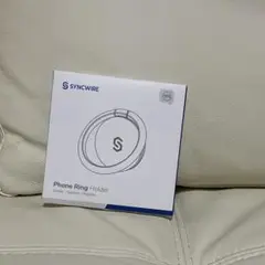 スマホリング ホルダー ウエットティッシュ テープ付き 黒系