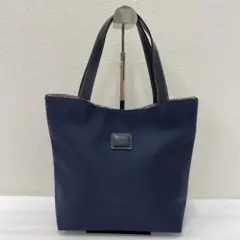2055 kitamura キタムラ　ハンドバッグ　トートバッグ ネイビー