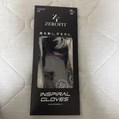 【ZEROFIT】インスパイラルグローブ ネイルカット両手用 ブラック18cm