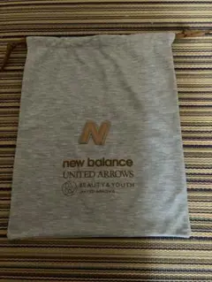 ニューバランスnew balance UNITED ARROWS 巾着袋 グレー
