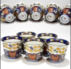 2170 其泉　賞美堂　金彩千鳥祥瑞　茶器セット　急須1客　湯呑5客 2170 其泉 賞美堂 金彩千鳥祥瑞 茶器セット 急須1客 湯呑5客