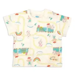 新品タグ付き　半袖総柄Ｔシャツ　おとうさんといっしょ　90サイズ