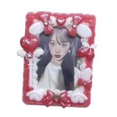 756♡ ホイップデコ　パールレッド　赤　たれ耳魔法ステッキ　垂れ耳　天使　羽