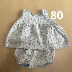 女の子 2p セット　チュニック　パンツ　80