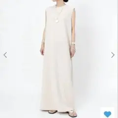 新品✨完売AP STUDIOエーピーストゥディオ　スリーブレスドレス　ワンピース