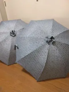 手作り日傘(夏、絣）