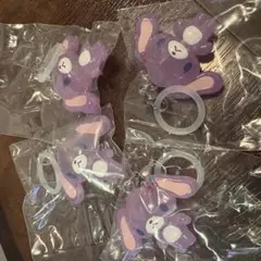 シュガーバニーズ めじるしアクセサリー　ブルーベリーうさ　4個セット