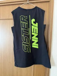 JENNI SISTER ノースリーブタンクトップ 黒　160センチ