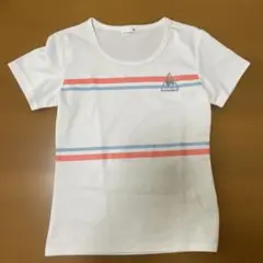 le coq sportif 半袖Tシャツ ホワイト ストライプ