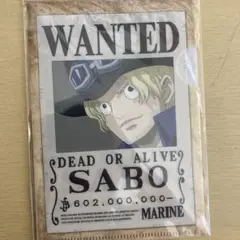 ONE PIECE SABO WANTED A6 クリアファイル&ポストカード