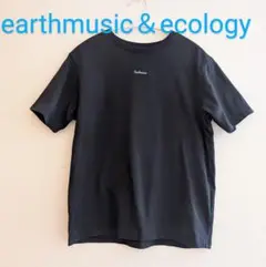 earthmusic & ecology　 ブラック　 Tシャツ　 フリーサイズ