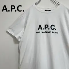 a46【A.P.C.】 刺繍 ロゴ Tシャツ　フリークスストア別注