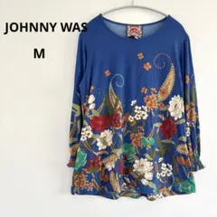 JOHNNY WAS 花柄 七分袖 トップス M