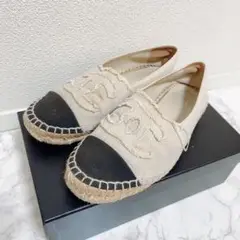CHANEL シャネル エスパドリーユ 靴 スリッポン デニム