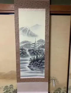 肉筆 森 契雪画 平成16年申年に描かれた作品 自題共箱 富士に五猿図 肉筆 森 契雪画 平成16年申年に描かれた作品 自題共箱 富士に五