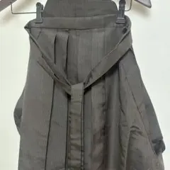 袴　ストライプ　　茶色　シック
