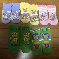 プリキュアオールスターズ キミとアイドルプリキュアキッズ靴下 5足セット