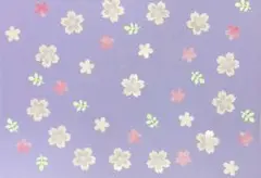 和風の桜の花と葉のクラフトパンチ　材料