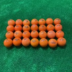 オレンジ色ゴルフロストボール 28個セット