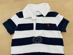 【ロンパース】Ralph Lauren ネイビー&ホワイトストライプ